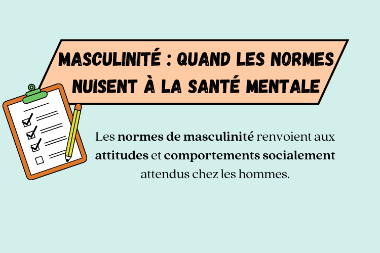 normes masculinite sante mentale