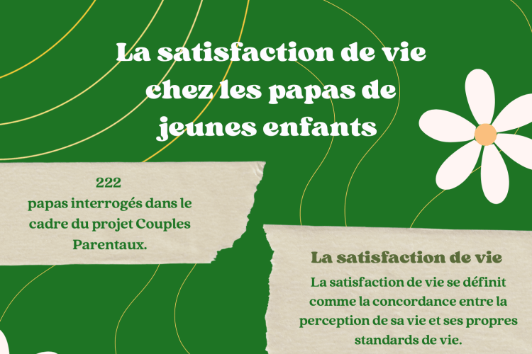 La satisfaction de vie chez les papas de jeunes enfants